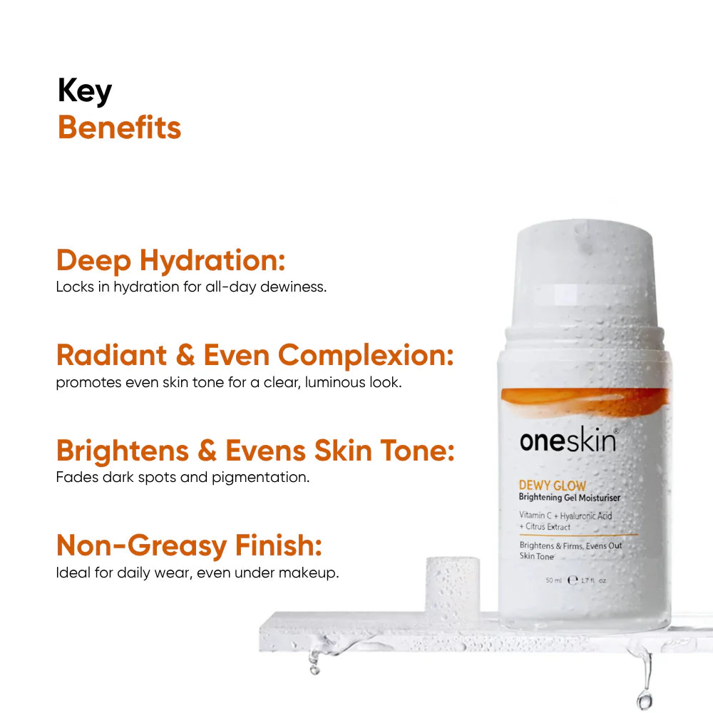Oneskin - Dewy Glow- Brightening Gel Moisturizer